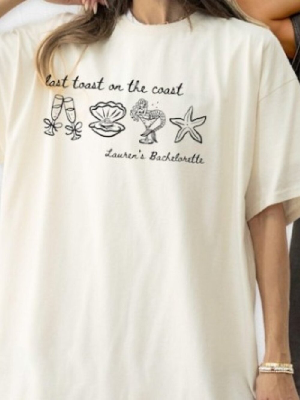 Last Toast on the Coast Bachelorette Shirts, Beach Bachelorette Group T-shirt